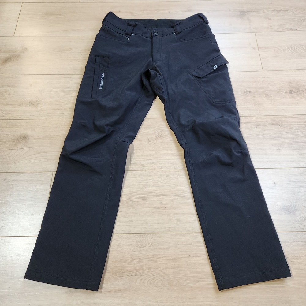 Truewerk T3 Werkpant Pants Mens 30x30 Black Cargo Stretch Workwear Outdoor